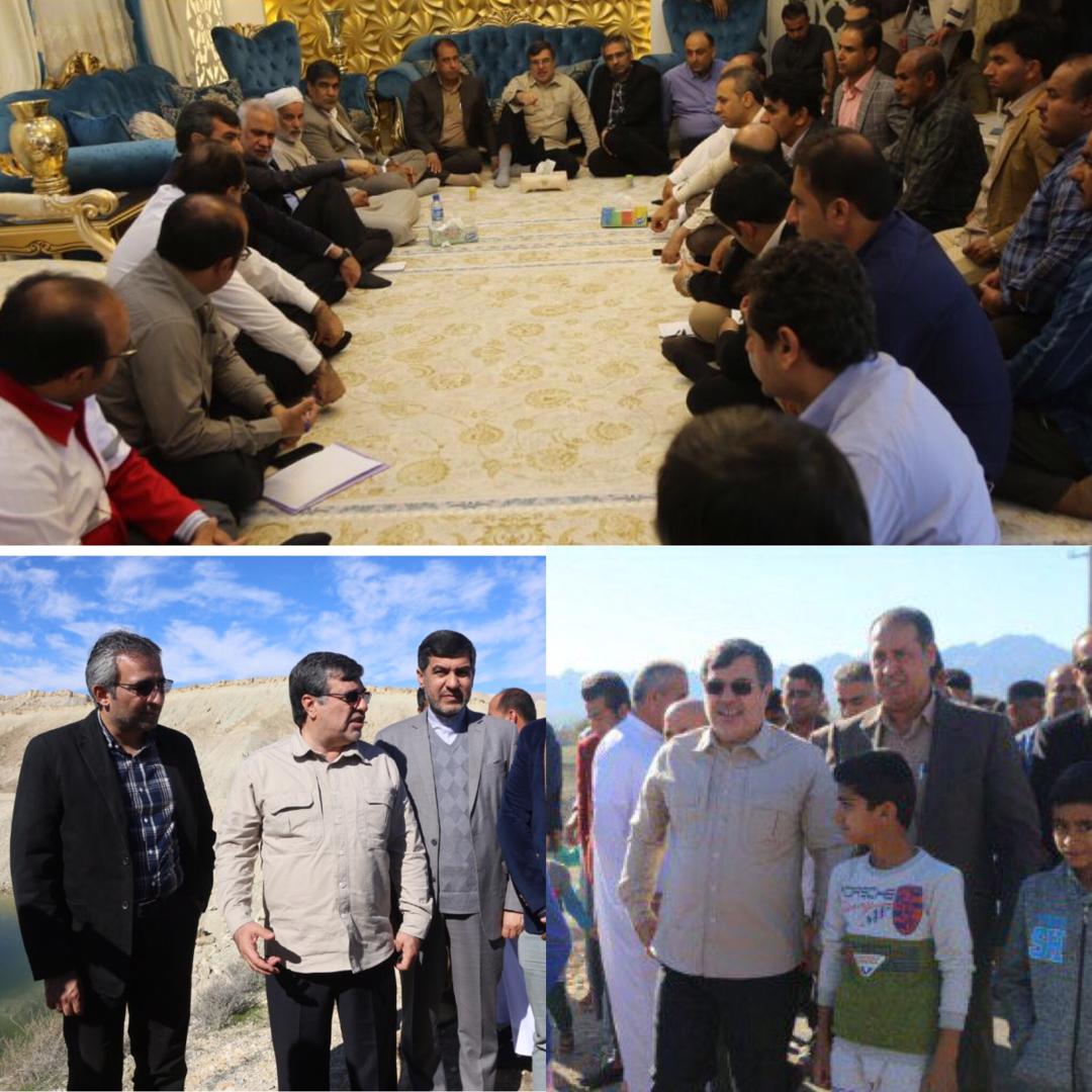 تاکید دکتر همتی بر لزوم تسریع در اجرای پروژه‌های راهسازی، آبخیزداری و آبرسانی در بخش مهران