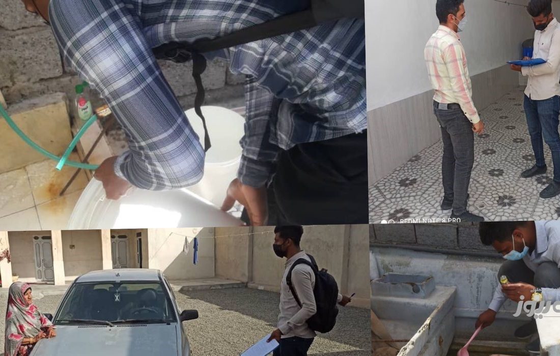 شروع بازدید از خانوارهای شهر بندرلنگه و بندرکنگ توسط نیروهای بهداشتی برنامه مراقبت آئدس / مردم با نیروهای بهداشتی همکاری کنند