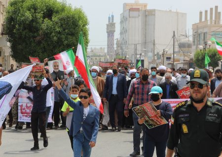 گزارش تصویری/ راهپیمایی روز جهانی قدس در بندرلنگه