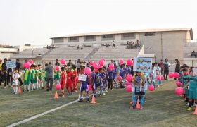 نخستین فستیوال مدارس فوتبال زیر ۱۲ سال بندرلنگه برگزار شد