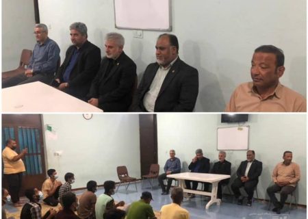 مدیر بنادر و دریانوردی غرب هرمزگان از کمپ ترک اعتیاد بندرلنگه بازدید کرد