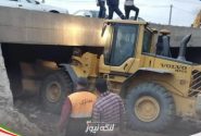 مسدود شدن جاده بندرلنگه به پارسیان به علت تعمیرات