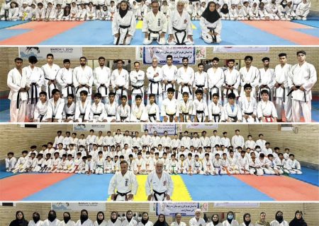 برگزاری استاژ آموزشی عمومی کاتا با حضور بیش از ۲۰۰ کاراته کای شهرستان