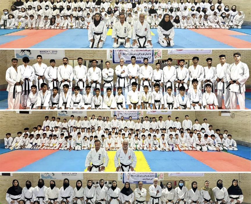 برگزاری استاژ آموزشی عمومی کاتا با حضور بیش از ۲۰۰ کاراته کای شهرستان
