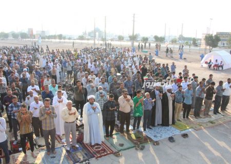 گزارش تصویری/نماز عید فطر در بندرلنگه