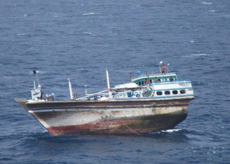 نجات شش نفر ملوان لنج باربری توسط ناجی و همیار ناجی اداره بنادر دریانوردی