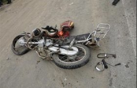 تصادف شدید موتورسیکلت با سمند منجر به جان باختن دو نفر شد