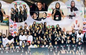 طوفان دختران کاراته کای بندرلنگه در مسابقات آسیایی نجف آباد