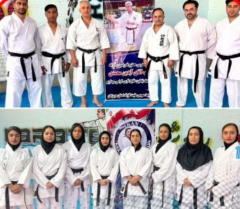حضور ۱۱ مربی فعال کاراته بندرلنگه در دوره بازآموزی مربیگری فدراسیون کاراته