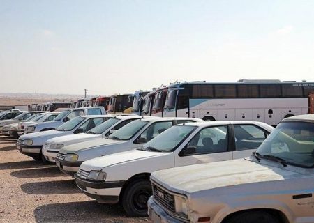 برگزاری مزایده ۲۰ اتوبوس و خودروی سواری مربوط به پرونده‌های مواد مخدر در بندرلنگه