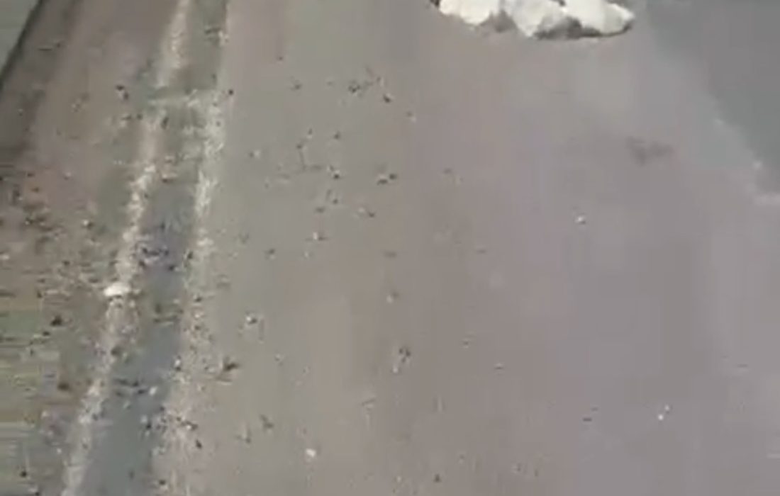 خطر حادثه در پل ارتباطی حمیران پارسیان، رستاق بندرلنگه