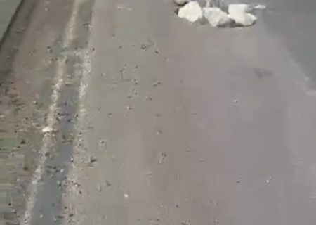 خطر حادثه در پل ارتباطی حمیران پارسیان، رستاق بندرلنگه