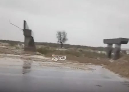 بارندگی شدید محور بندرلنگه–بندرعباس را مسدود کرد / تردد خودروهای سنگین در هر دو محور کنخ و دژگان ممنوع است