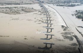 بارندگی شدید محور بندرلنگه، بندرعباس را از مسیر کنخ مسدود کرد