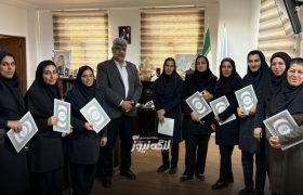 تقدیر از بانوان شهرداری بندرکنگ به مناسبت روز زن