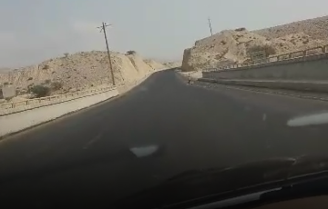 خطر حادثه در پل ارتباطی حمیران پارسیان ، رستاق بندرلنگه