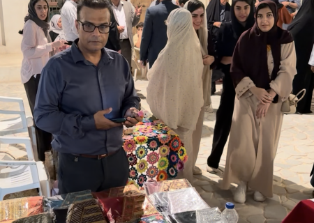 برپایی نمایشگاه صنایع دستی و خوراکی‌های محلی در بندرلنگه