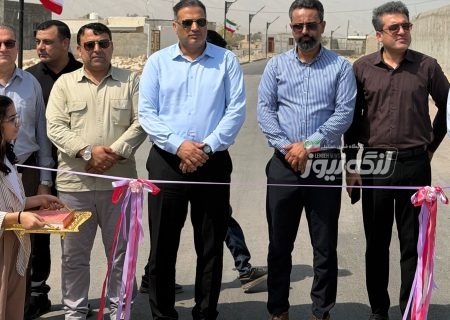 افتتاح پروژه آسفالت معابر روستای گاومیری بندرلنگه در سومین روز هفته دولت