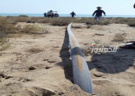 انهدام خط لوله انتقال سوخت قاچاق در سواحل بندرلنگه