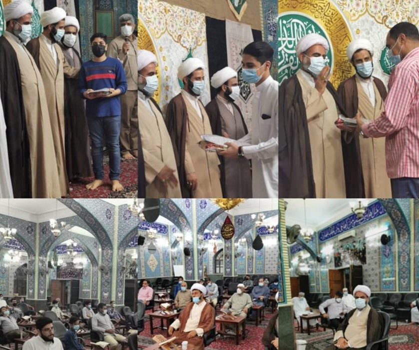 تجلیل از قاریان و فعالان قرآنی محله بحرینی