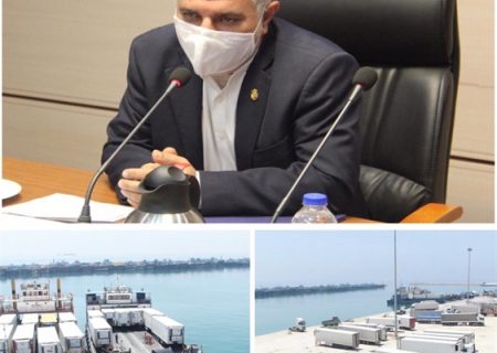 جهش ۳ برابری تخلیه و بارگیری کالاهای یخچالی/ رشد ۲۲۵ درصدی صادرات کالاهای یخچالی از بنادر غرب هرمزگان در سه ماهه سال ۱۴۰۰