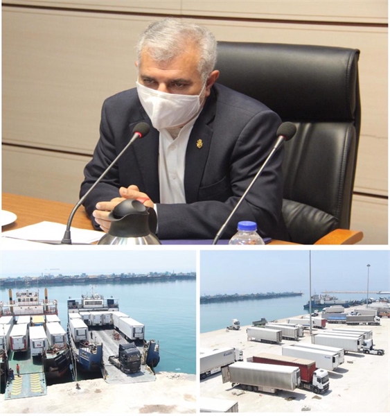 جهش ۳ برابری تخلیه و بارگیری کالاهای یخچالی/ رشد ۲۲۵ درصدی صادرات کالاهای یخچالی از بنادر غرب هرمزگان در سه ماهه سال ۱۴۰۰