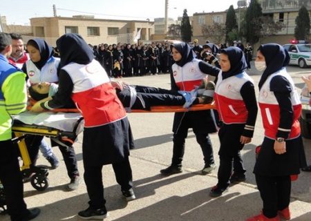 مانور پناه‌گیری و ایمنی در مقابل زلزله