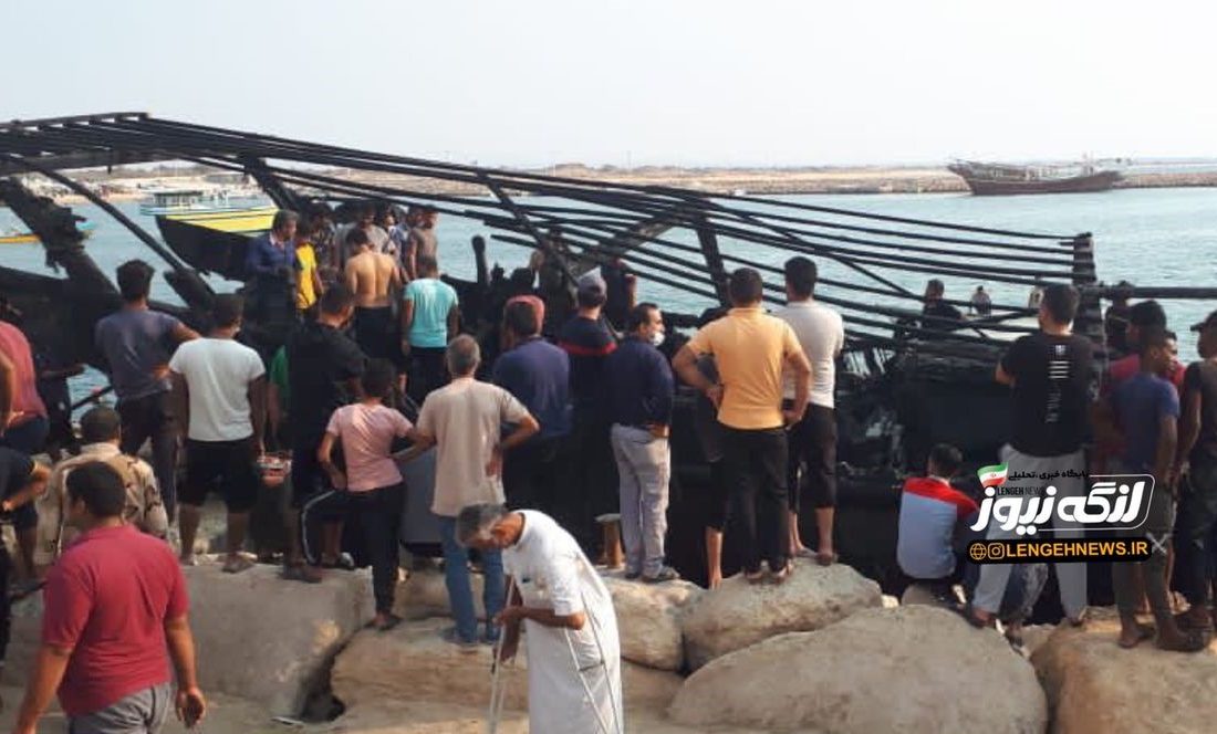 یک فوتی بر اثر سانحه آتش سوزی سه فروند لنج صیادی در بندر مقام