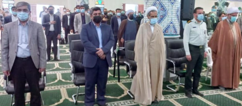 حضور فرماندار و مسئولان دستگاههای اجرایی شهرستان بندرلنگه در مراسم گرامیداشت حماسه ۹ دی