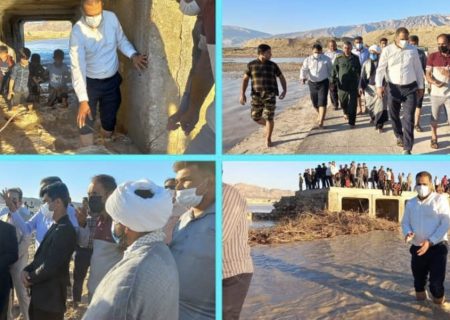 عبور از رودخانه مهران و مسیر مسدود شده دسترسی به ۶ روستا
