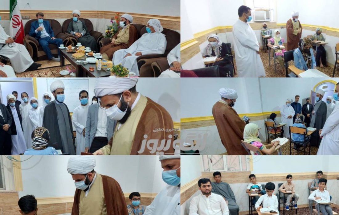 بازدید دبیر شورای برنامه ریزی مدارس علوم دینی اهل سنت کشور از دارالقران بندرکنگ