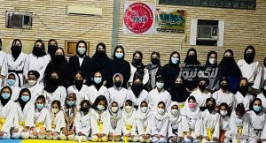برگزاری مسابقات کاراته قهرمانی بانوان شهرستان بندرلنگه به مناسب روز شهدا