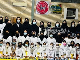 برگزاری مسابقات کاراته قهرمانی بانوان شهرستان بندرلنگه به مناسب روز شهدا