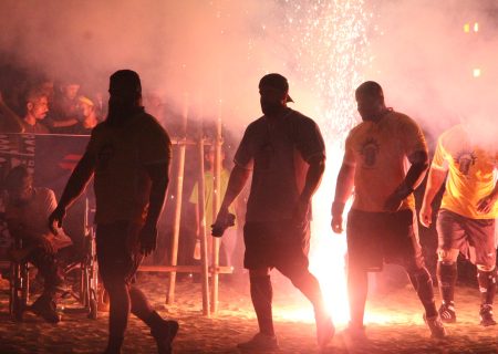 فردین بیژن‌پور قهرمان مسابقات قوی‌ترین مردان ساحلی استان هرمزگان شد