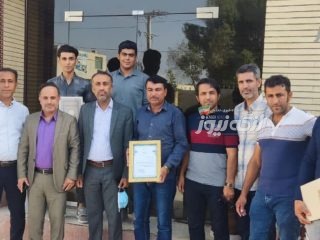 محمد و حسین فریدی مورد تقدیر مدیرکل ورزش و جوانان قرار گرفتند