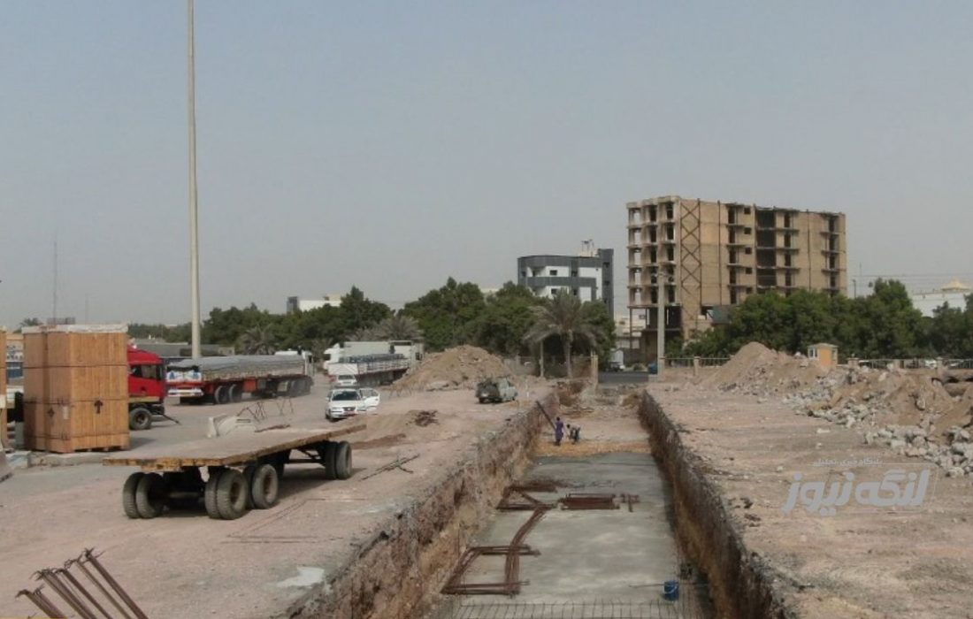 پروژه اصلاح کانال دفع آب‌های سطحی منتهی به بندر در ضلع شرقی و غربی بنادر و دریانوردی بندرلنگه