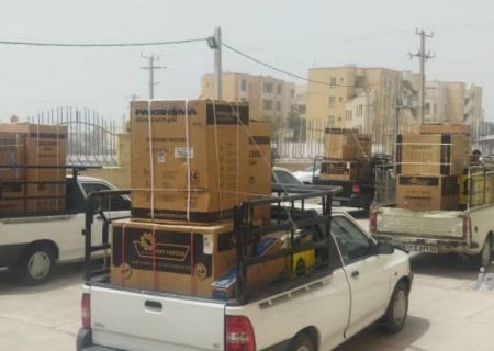 توزیع ۲۰ سری جهیزیه در امر ازدواج آسان در شهرستان بندرلنگه