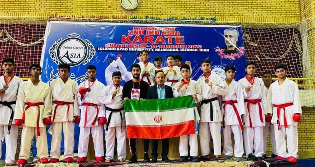 درخشش پسران کاراته کای بندرلنگه‌ای در مسابقات آسیایی شوتوکان IKD