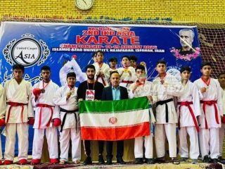 درخشش پسران کاراته کای بندرلنگه‌ای در مسابقات آسیایی شوتوکان IKD