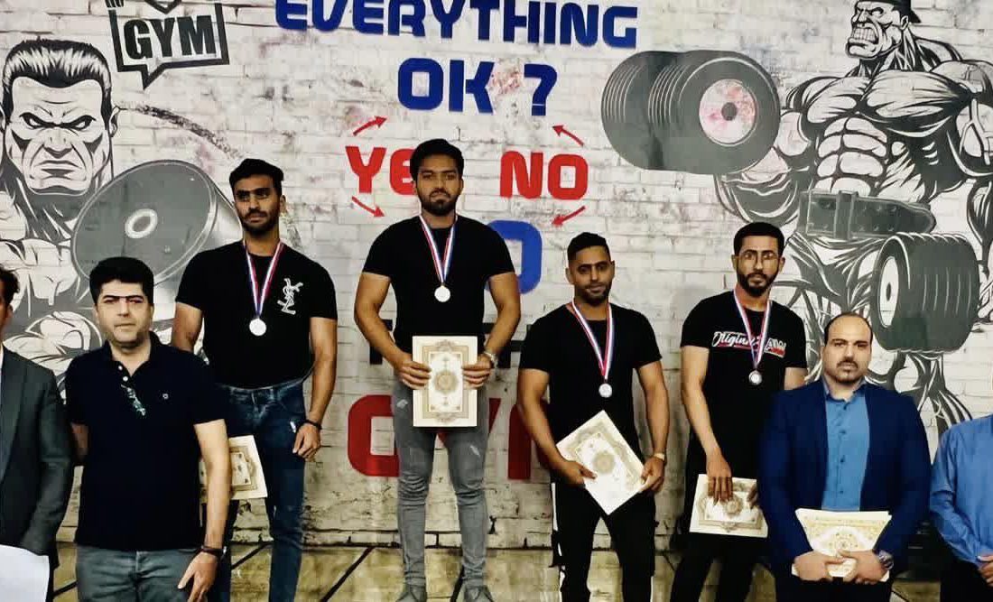 باشگاه خلیج فارس بندرلنگه قهرمان مسابقات پرس سینه مردان شهرستان شد