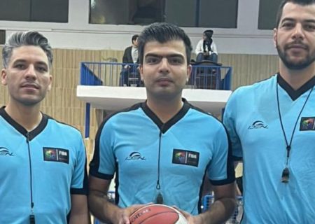حضور نماینده داوری بسکتبال شهرستان بندرلنگه در لیگ دسته برتر جوانان کشور