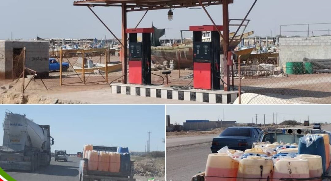 بمب‌های سیار بندرلنگه / طی کردن مسافت چهل کیلومتری صیادان برای تهیه بنزین به دلیل تعطیلی جایگاه سوخت شهدای خلیج فارس اسکله صیادی گشه