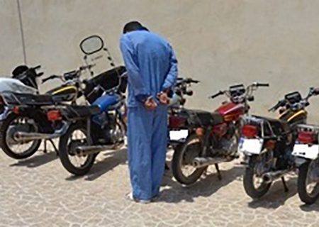 انهدام باند سارقان موتور سیکلت و قطعات خودرو در «بندرلنگه»
