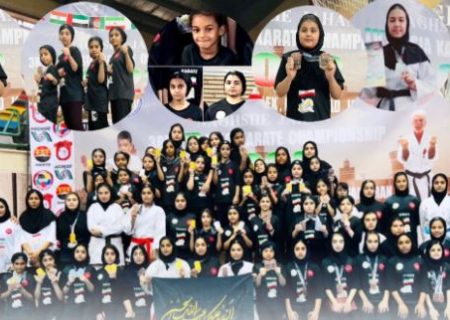 طوفان دختران کاراته کای بندرلنگه در مسابقات آسیایی نجف آباد