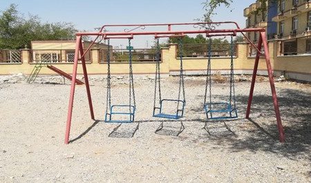 نصب جدید مجموعه بازی کودکان در بوستان های شهر بندرکنگ