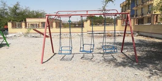 نصب جدید مجموعه بازی کودکان در بوستان های شهر بندرکنگ