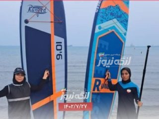 برگزاری مسابقات قایقرانی در شهر بندرلنگه