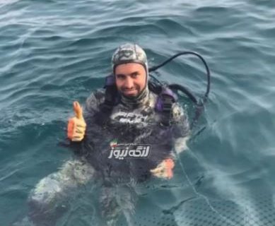 مرگ تلخ غواص جوان اهل بندرنخیلو به علت تصادف قایق با وی