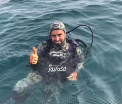 مرگ تلخ غواص جوان اهل بندرنخیلو به علت تصادف قایق با وی