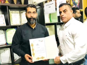 اسحاق قنبری رئیس انجمن بدنسازی و پرورش اندام کارگری بندرلنگه شد